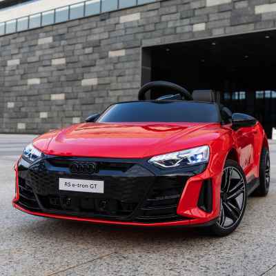 Акумулаторен джип JJ Audi RS E-Tron GT 4X4 Licensed, червен металик