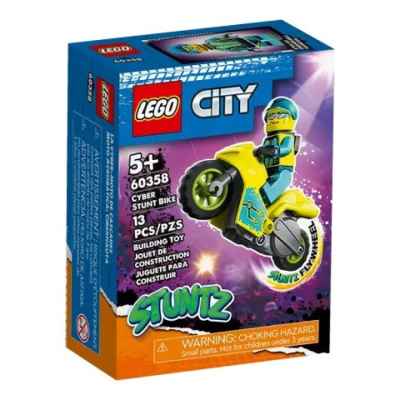 Конструктор LEGO City Stuntz Кибер каскадьорски мотоциклет