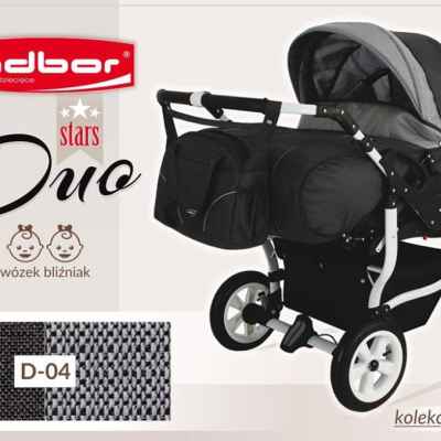 Бебешка количка за близнаци Adbor Duo Stars цвят:D04
