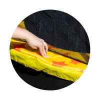 Детски батут Chipolino Funny 140 см, жълт-btZS9.jpeg