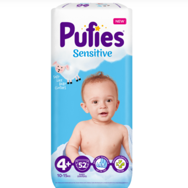 Пелени Pufies Sensitive 4 Maxi Plus, 9-14 кг 52 бр.-bxdgA.png