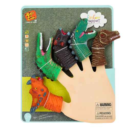 Детски играчки за пръсти Zizito с динозаври