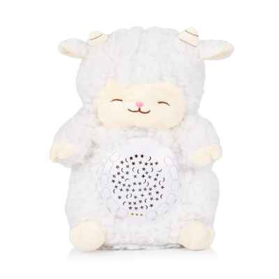 Плюшена играчка Chipolino, с проектор/ музика, Агънце