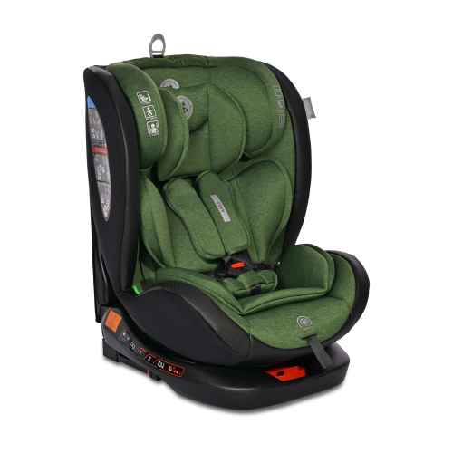 Столче за кола Lorelli Ares i-Size ISOFIX 360 Anti Rebound Bar, Green