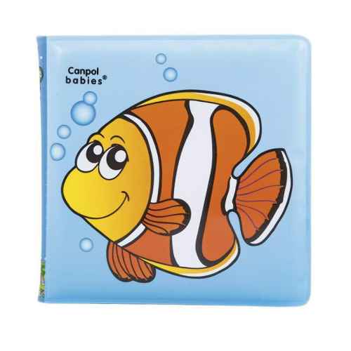 Музикална гумена книжка за игра със свирка Canpol Colourful Ocean 6м+