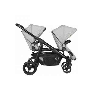 Количка за близнаци Topmark 2 COMBI DUO BUGGY, Grey