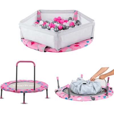 Център за игра трамплин smarTrike, розов
