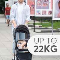 Лятна бебешка количка Kikka Boo Alexa, Light Grey-cnawU.jpeg