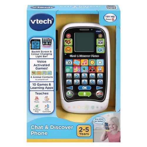 Интерактивна играчка Vtech, Chat & Discover phone