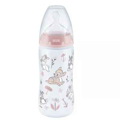 Шише NUK First Choice, силиконов биберон, 6-18м , 300мл, BAMBI