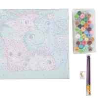 Творчески комплект Craft Buddy, Рисуване по номера, Семейство динозаври-cziNy.jpeg