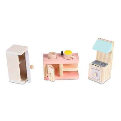 Дървени мебели за кухня Moni toys