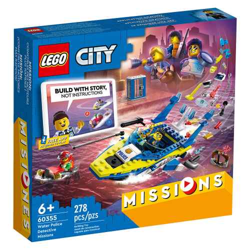 Конструктор LEGO City Мисии на детективите от водната полиция