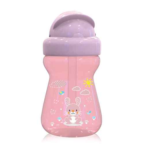 Мини спортна бутилка Animals 200ml, Blush pink