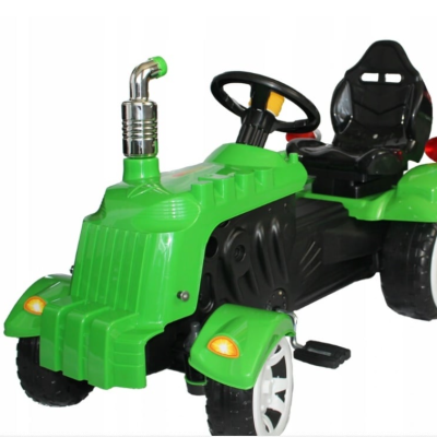 Трактор Galix Bed pol Max с педали, зелен