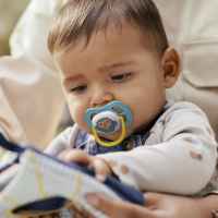 2 бр. залъгалки Philips Avent Ultra Air Happy 6-18м, сини с банан и маймунка-dNT7K.jpeg