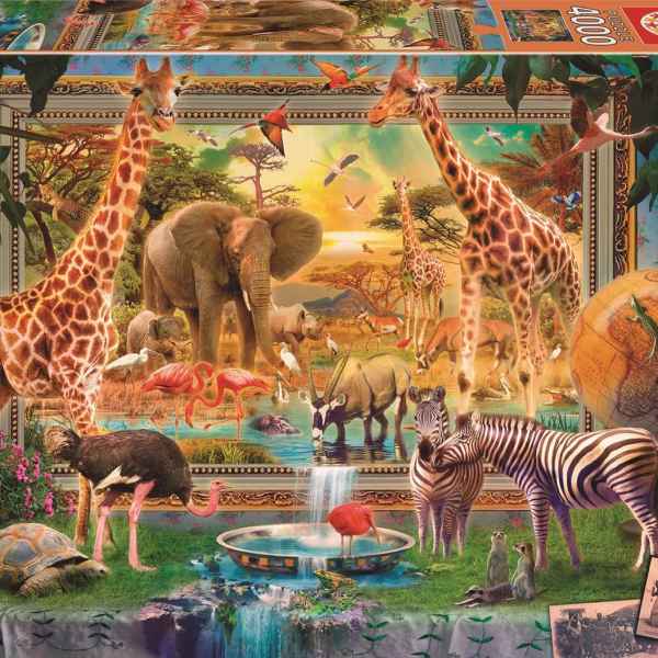 Пъзел Educa, Саваната оживява, 4000 части-dTq6H.jpeg