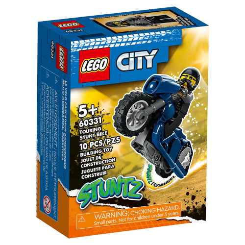 Конструктор LEGO City Stuntz Туринг мотоциклет за каскади