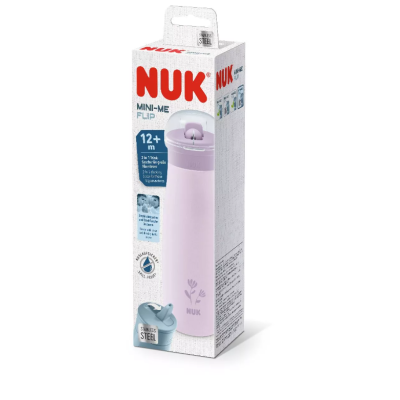 Чаша Nuk Mini-me Flip Stainless 500 мл, Цвете