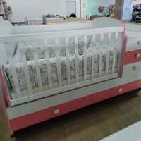 Трансформиращо се легло Arbor BABY & JUNIOR, Бяло с розово-diYHR.jpeg