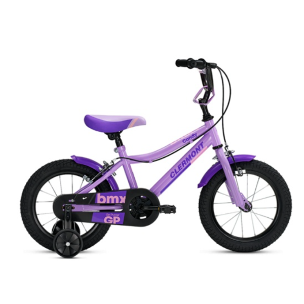 Детски велосипед Clermont Candy 16, лилав-dpFlm.png