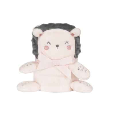 Бебешко одеяло Kikka Boo, с 3D бродерия Hedge-hugs