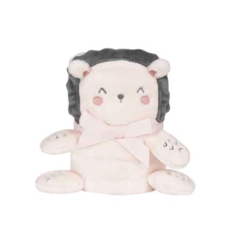 Бебешко одеяло Kikka Boo, с 3D бродерия Hedge-hugs