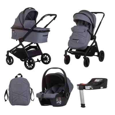 Комбинирана бебешка количка 4в1 Chipolino Магнум, антрацит