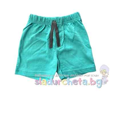 Бебешки къс панталон Сали, тюркоаз