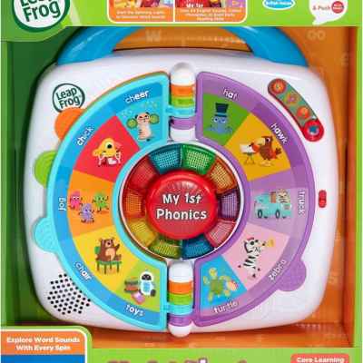 Интерактивна играчка Vtech, Leap Frog, Моята първа фонетика, Завърти и научи
