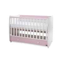 Бебешко легло Lorelli DREAM 60/120, бяло/ochrid pink-eEc5E.jpeg