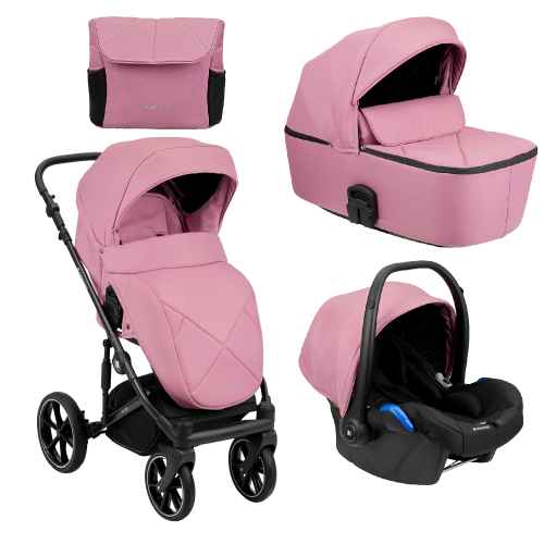 Комбинирана количка 3в1 Kikka Boo Amani, Pink