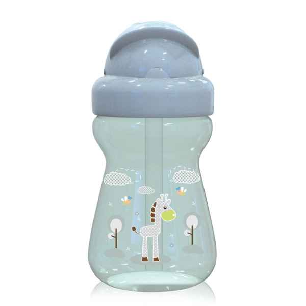 Мини спортна бутилка Animals 200ml, Mint green-earPT.jpg