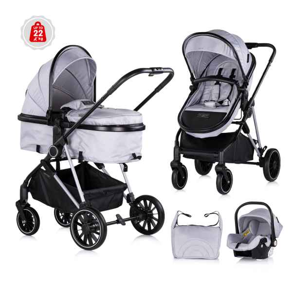 Комбинирана бебешка количка 3в1 Chipolino Аура, облачно сиво-egsMs.jpeg