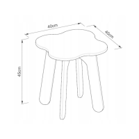 Детска дървена масичка с 2 столчета Baby, Сърце и корона-ehGJv.png