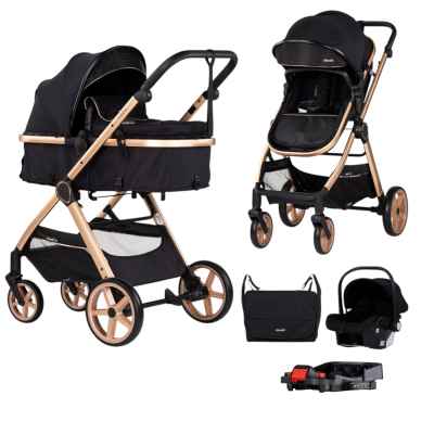 Комбинирана бебешка количка 4в1 Chipolino Виста, къпина