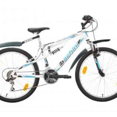 Детски велосипед Bachini Speed FSP 24, бял/ червен