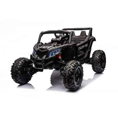 Акумулаторен джип двуместен JJ Off Road Speed 4x4 UTV 24v, черен металик