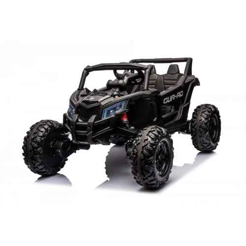 Акумулаторен джип двуместен JJ Off Road Speed 4x4 UTV 24v, черен металик