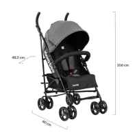 Лятна бебешка количка Kikka Boo Beetle, Black 2023-fKWaW.jpg