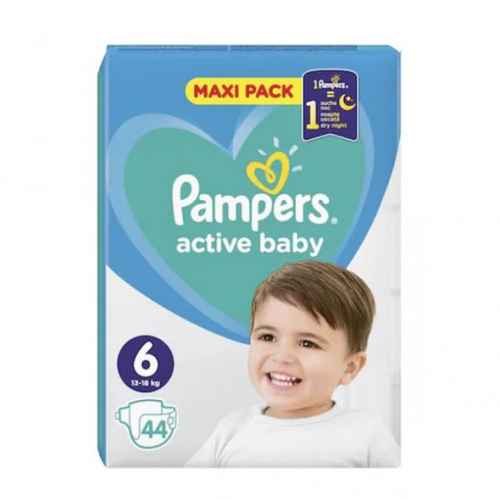 Памперси Pampers Active Baby 6, 13-18 кг 44 бр.