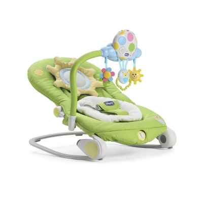 Бебешки шезлонг Chicco Ballon Bouncer, Summer green