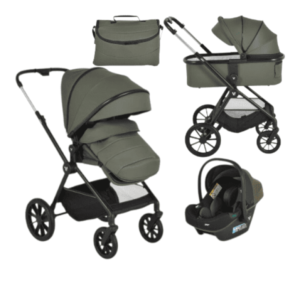 Комбинирана бебешка количка 3в1 Cangaroo Joker, Olive-Green-fbnP2.png