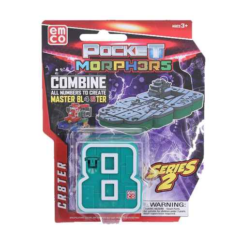 Джобен трансформър Pocket Morphers - цифра 8, серия 2