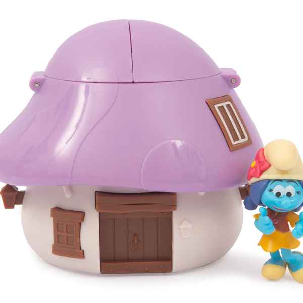 Къщичка със Смърф за игра Comsed, лилава-frczo.jpeg