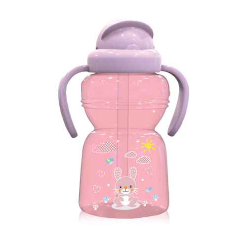 Спортна бутилка с дръжки Lorelli Animals 325ml, Blush pink