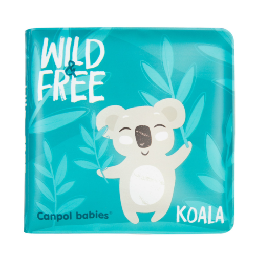 Музикална гумена книжка за игра със свирка Canpol Colourful Zoo 6м+