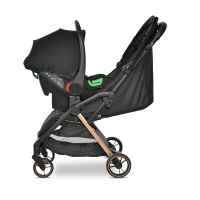 Лятна бебешка количка Lorelli Loret с автоматично сгъване, Black-g2xqN.jpeg