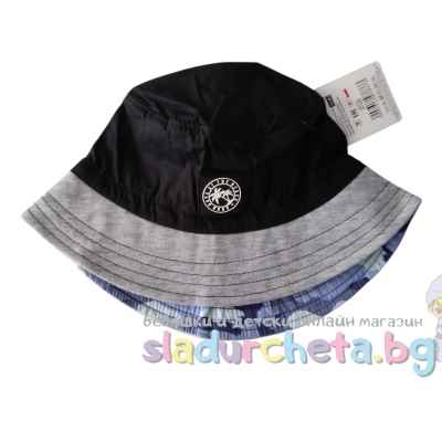 Детска шапка YoClub, черна/сива