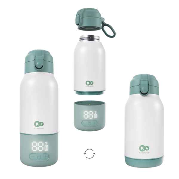Термос за подгряване на мляко 2в1 KinderKraft Gaja, Green-gAq6L.jpeg